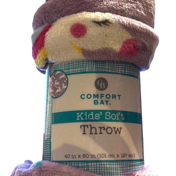 Comfort Bay Kids Soft Throw Blanket 40" X 50" Assort Colors & Designs Polyester - Picture 5 of 5